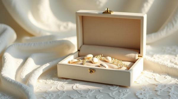 Elegant shell jewelry box for exquisite keepsakes